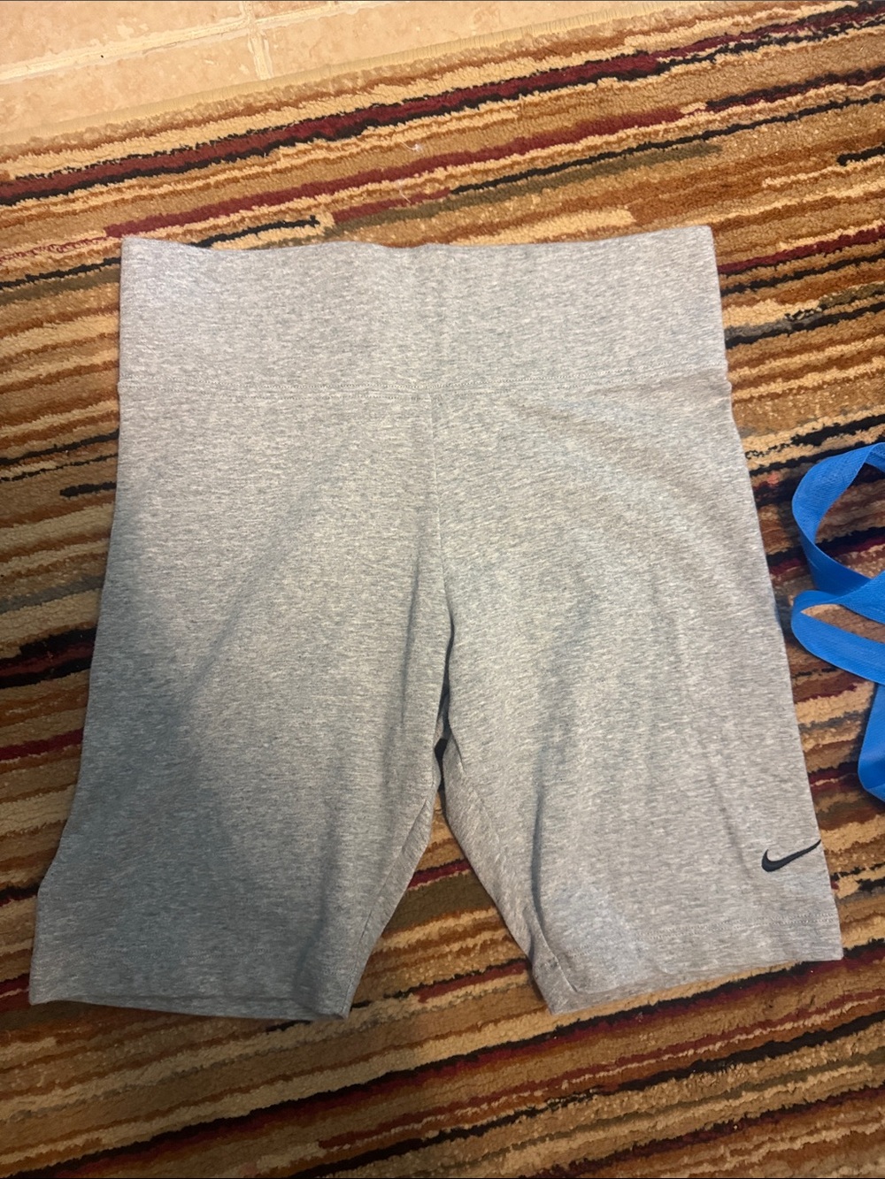 Nike Gray women’s ' Bike Shorts with Swoosh
